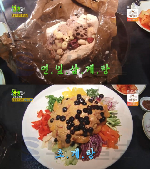 '2TV 생생정보' 연잎삼계탕·초계탕, 용산 남영동 담쟁이…고수의부엌(생생정보통 맛집오늘)