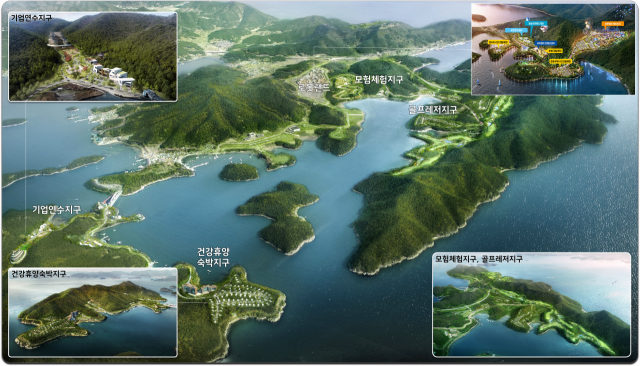 마산 구산해양관광단지 조성사업 조감도. 창원시 제공