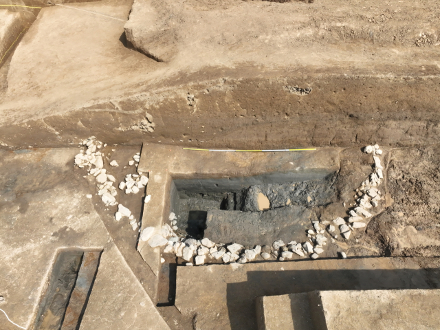 경남 함안 가야리 유적에서 발견된 집수터 전경. 국립가야문화유산연구소 제공