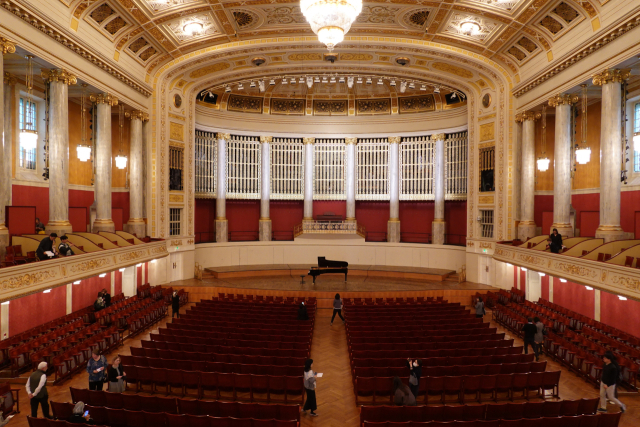 빈 콘체르트하우스 대극장 내부. 이상훈 제공.