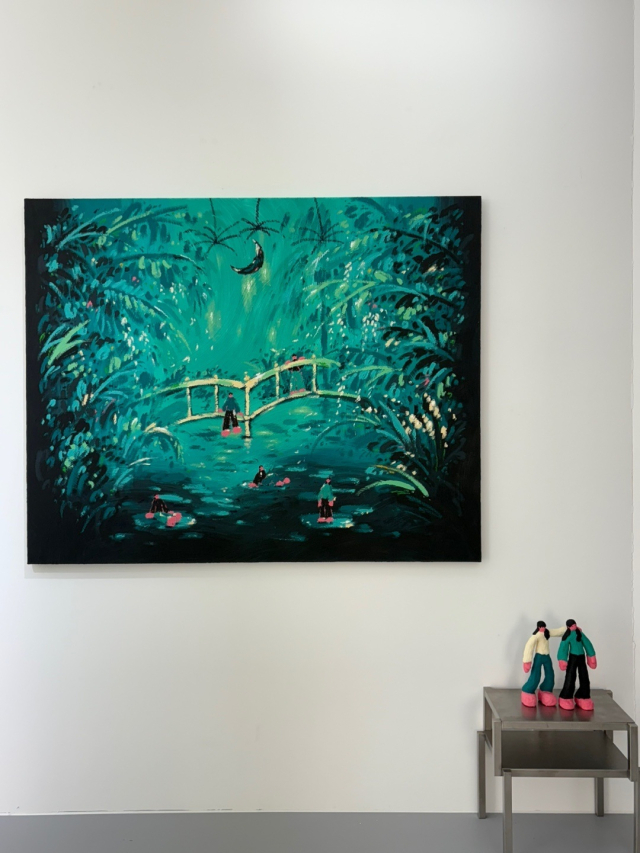 '우리도 쌓여 가는 모래처럼' 전시 풍경. 오브제후드 갤러리 제공