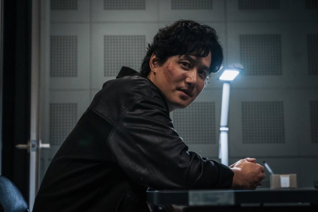 영화 ‘야당’에서 열정 넘치는 마약수사대 형사 오상재를 연기한 배우 박해준. 플러스엠 엔터테인먼트, 하이브미디어코프 제공