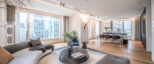 GS건설이 조망 특화형 평면을 도입해 실수요자들에게 호평을 받고 있다. 단지별로 최적의 배치를 찾아 탁 트인 전망을 감상할 수 있는 게 특징이다. 조망 특화형 평면의 모습. GS건설 제공