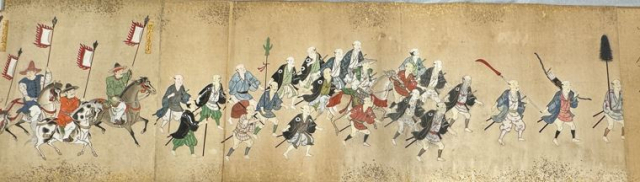 조선통신사 행렬도.양산시립박물관 제공