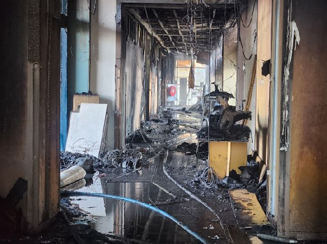 부산 기장군 반얀트리 리조트 신축 현장. 부산소방재난본부 제공