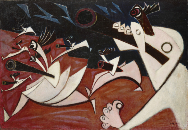 변영원의 '반공여혼'(1952). 캔버스에 유채. 국립현대미술관 소장