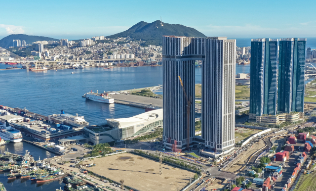 부산 북항재개발 사업 D-3 블록 일대 모습. 김종진 기자 kjj1761@