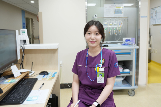 동아대병원에 지난 5월 입사한 박지윤 신규 간호사