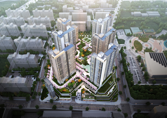 분양 중인 양산자이 파크팰리체 조감도. GS건설 제공