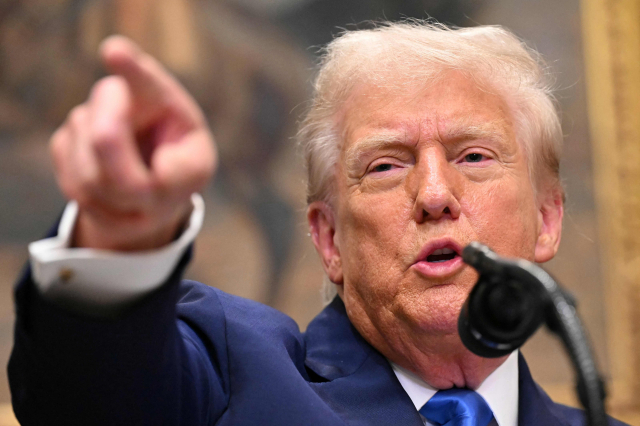 도널드 트럼프 미국 대통령. AFP연합뉴스