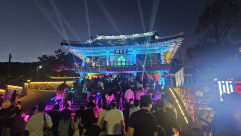 통영 국가유산 미디어아트 대박…한 달간 13만 명 찾아 200억 소비 유발