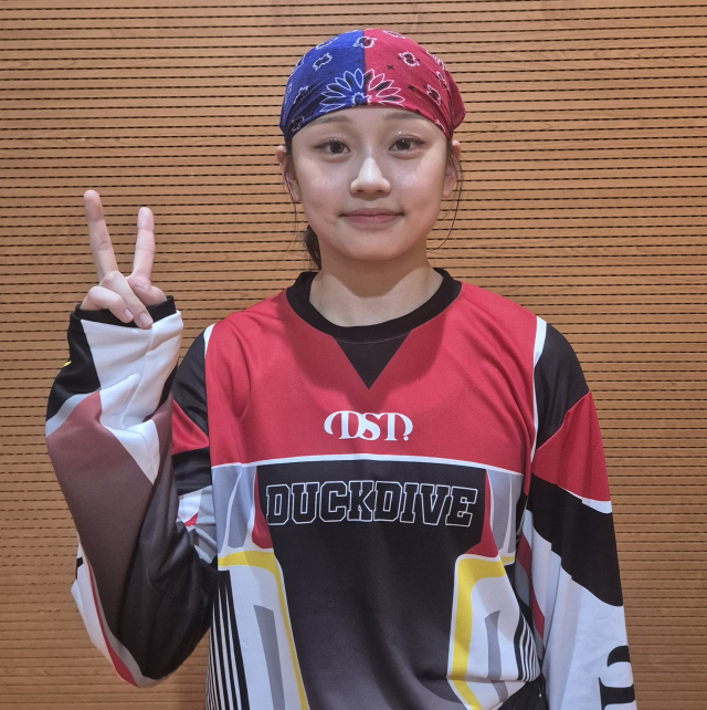 이번 체전에서 부산 선수 처음으로 3관왕을 차지한 에어로빅·힙합 종목의 김지윤 선수. 부산시체육회 제공