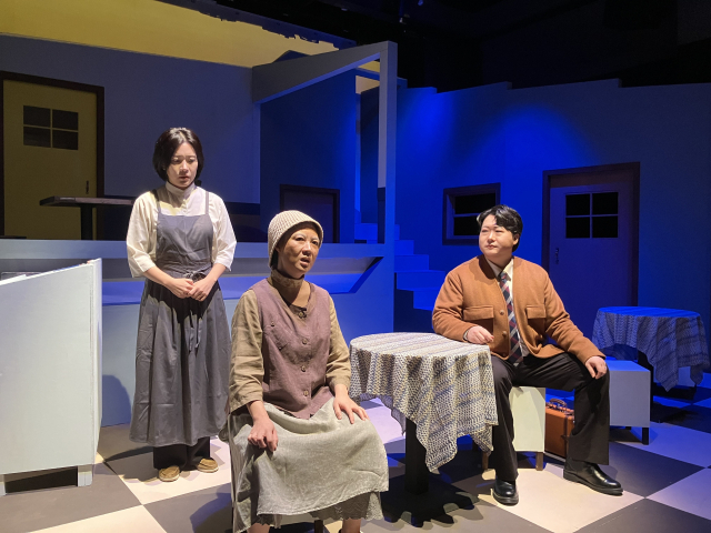 독립예술기획사 효로인디넷 배우네트워크가 선보이는 연극 '오해' 리허설 장면. 효로인디넷 제공