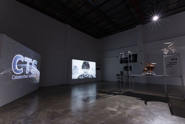 김선열 작가의 '서부전선 이상 없다' 설치 전경. 홍티아트센터 제공