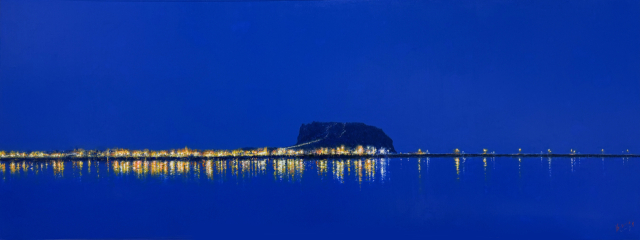 김성호, 새벽-성산일출봉, 2025. 갤러리 범향 제공