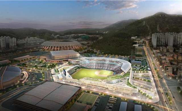 사직야구장 재건축 조감도.