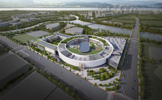 더현대 부산의 조감도. HL디앤아이한라 제공