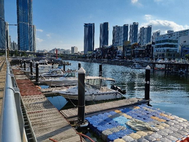 부산 수영구 남천마리나 전경. 부산일보DB