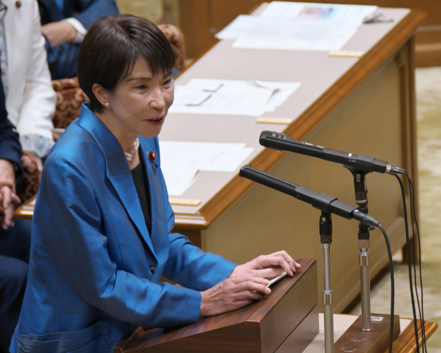 다카이치 사나에 일본 총리. UPI