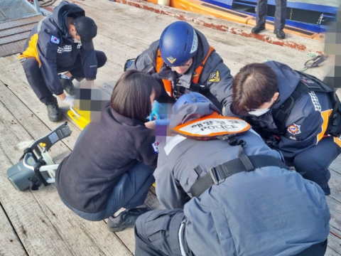 통영 앞바다서 물질하던 60대 해녀 숨져