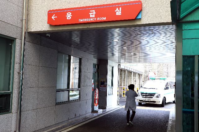부산의료원 응급실 전경. 정종회 기자 jjh@