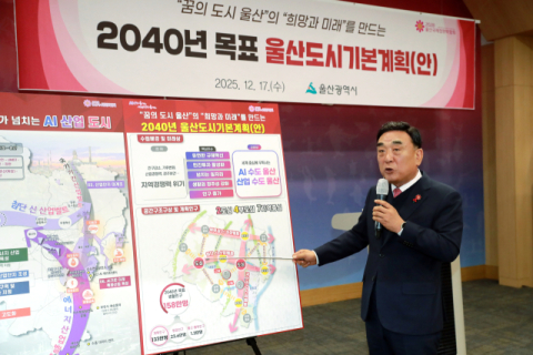 울산 도시공간 새판 짠다…율리·덕하 ‘지역중심’ 승격