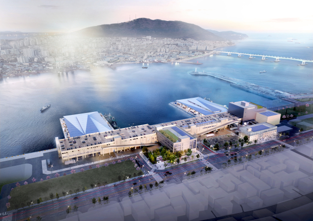 현대화사업을 통해 새롭게 탈바꿈할 부산공동어시장 조감도. 해수부 제공