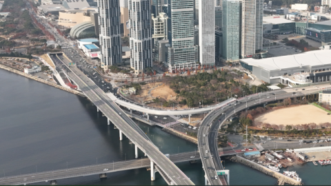 오늘 퇴근길부터 광안대교 접속도로 열린다