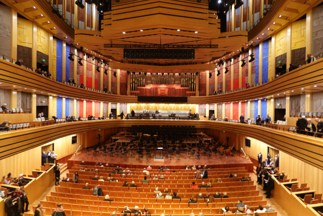 객석에서 바라본 무대와 파이프 오르간. 이상훈 제공