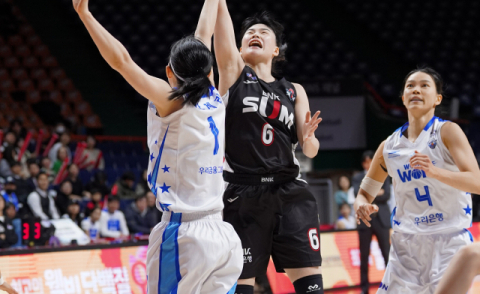 ‘3점슛 우승’ 이소희, 3점포로 BNK 구했다