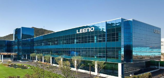 부산 강서구에 위치한 리노공업 본사 전경. 부산일보DB