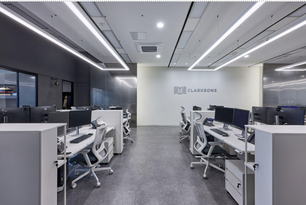 클락슨의 서울 한국지사 사무실. 부산시 제공