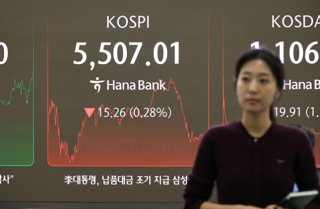 2월 코스피 불장이 이어지는 가운데, 최고 상승률을 기록한 종목은 무엇일까. 사진은 13일 서울 중구 하나은행 본점 모습. 연합뉴스