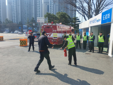 부산시설공단-금정소방서, 터널화재 대비 소방훈련 실시