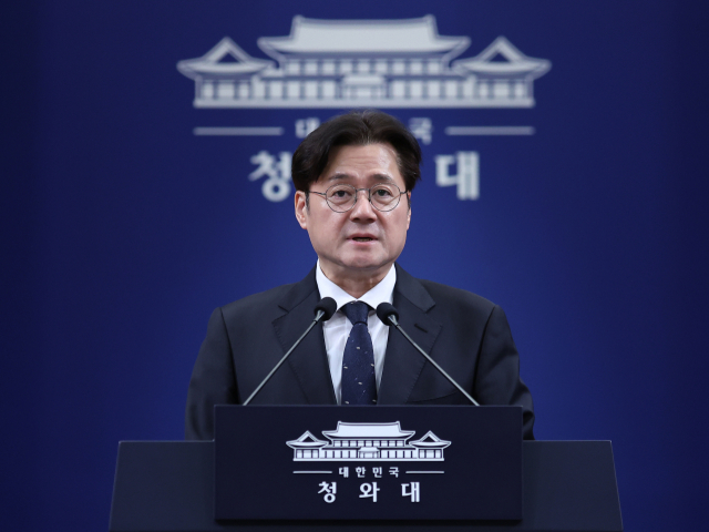 홍익표 청와대 정무수석. 연합뉴스