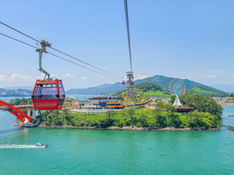 “외지 관광객 잡아라” 사천바다케이블카 연간 이용권 출시