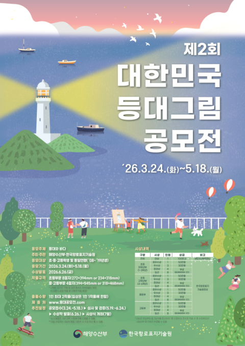 ‘등대와 바다를 나만의 작품으로’ 등대해양문화 공모전 개최