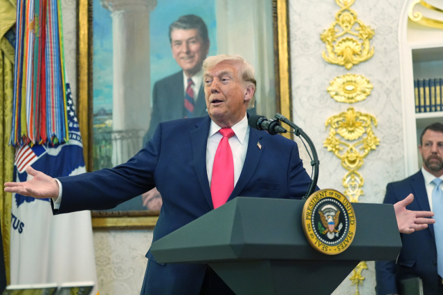 도널드 트럼프 미국 대통령. AP연합뉴스