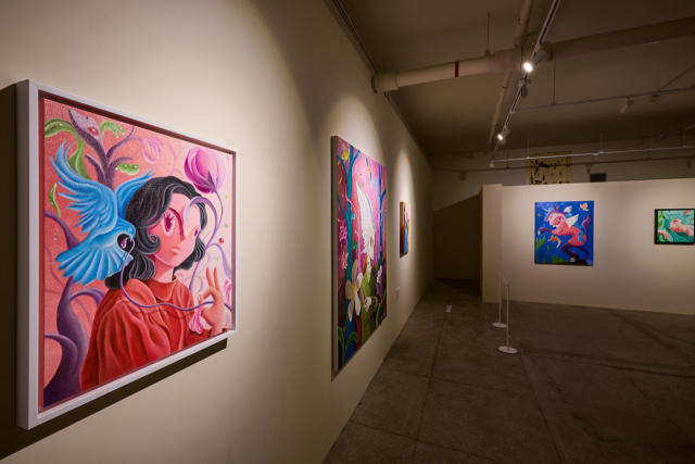 이룩 작가의 작품이 설치된 전경. 김은영 기자 key66@