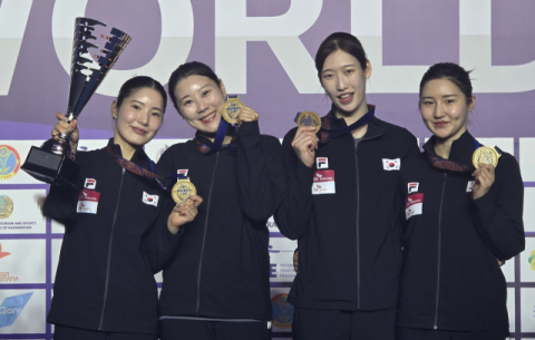 부산시청 송세라 펜싱 월드컵 2관왕