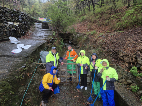 북구 만덕2동, 호우 대비 토사유실 방지망 환경정비 실시