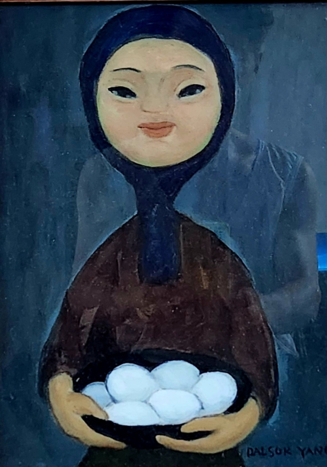 ‘목동과 낙원을 그린 거제 화가, 양달석 특별전’에서 전시 중인 작품. 해조음미술관 제공