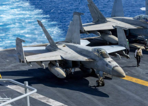 2차협상 추진 중에도…미군 3번째 항모, 중동에 근접한 이유