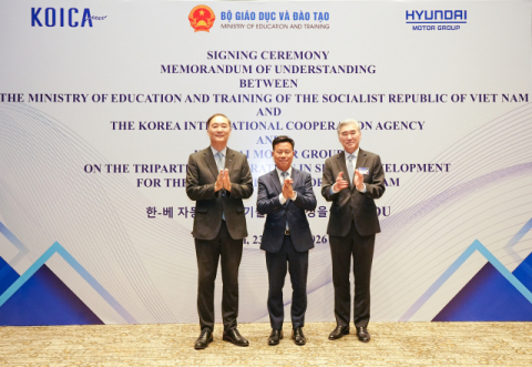 코이카-현대차그룹-베트남, MOU 체결… 자동차 분야 기술 인력 양성