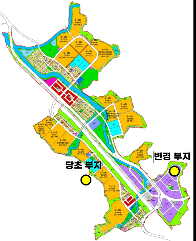양산 제2특수학교 예정 부지가 사송신도시 내 자족 시설 부지로 변경됐다. 경남교육청 제공