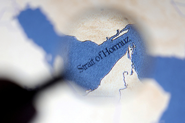 호르무즈해협이 표시된 지도. 로이터연합뉴스