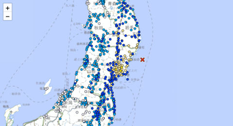 [속보] 日 미야기현 앞바다서 규모 6.3 지진…
