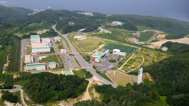 경북 경주시에 위치한 중저준위 방사성폐기물처리장. 한국원자력환경공단 제공