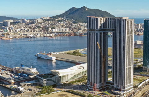 북항 롯데캐슬 드메르도 ‘오피스텔’ 됐다