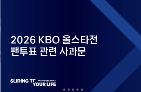 포지션 오기, KBO 올스타전 3일부터 재투표